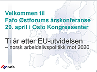 Fafo Østforum tiårskonferanse