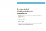 Hvem tar støyten? Arbeidsmarkedet under Korona-krisen