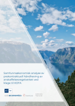 Samfunnsøkonomisk analyse av prekontraktuell håndheving av anskaffelsesregelverket ved klage til KOFA