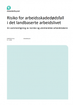 Risiko for arbeidsskadedødsfall i det landbaserte arbeidslivet